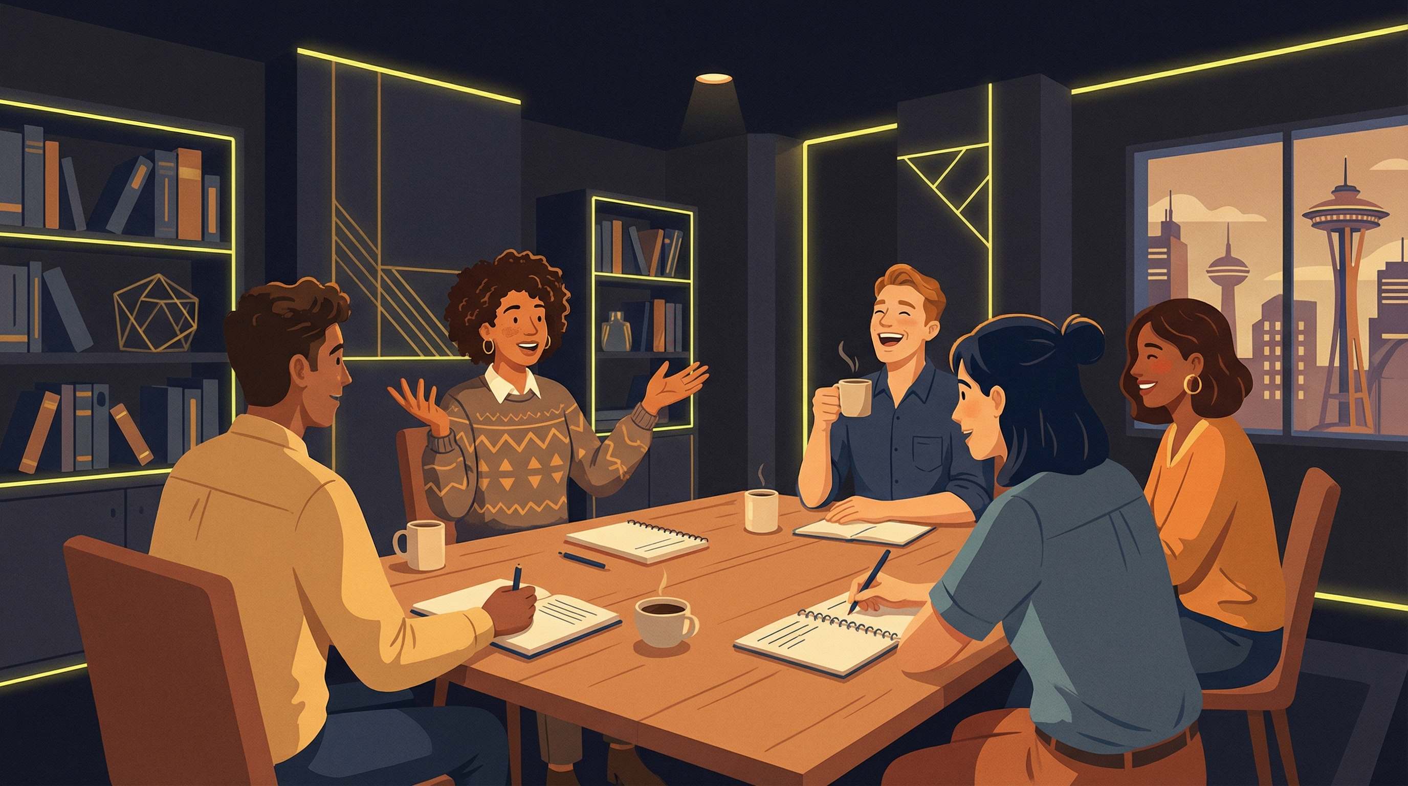 Retro-futuristische Mastermind Session