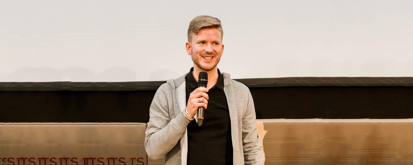 Seppo van Buerk auf der Bühne